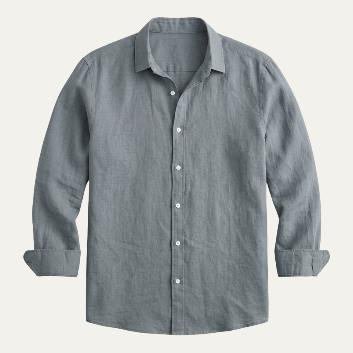 Mens Linen Button Up Shirt