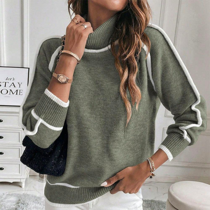 Lightweight Women's Casual Long Sleeve Sweater - VibreMode