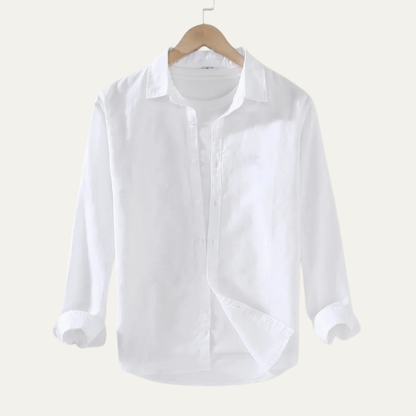 Men's Linen Cotton Vintage Shirt