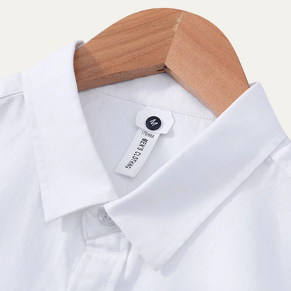Men's Slim Fit Cotton Button Up Shirt