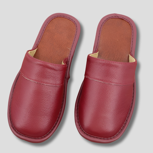 Men's Leather Slippers - VibreMode