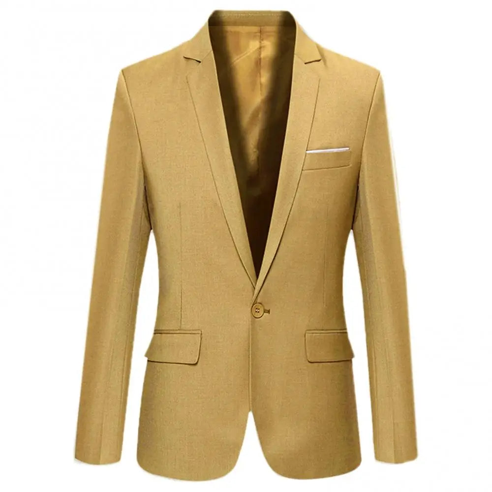 Men's Slim Fit Business Blazer