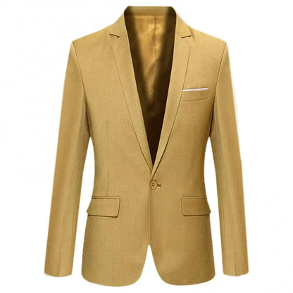 Men's Slim Fit Business Blazer