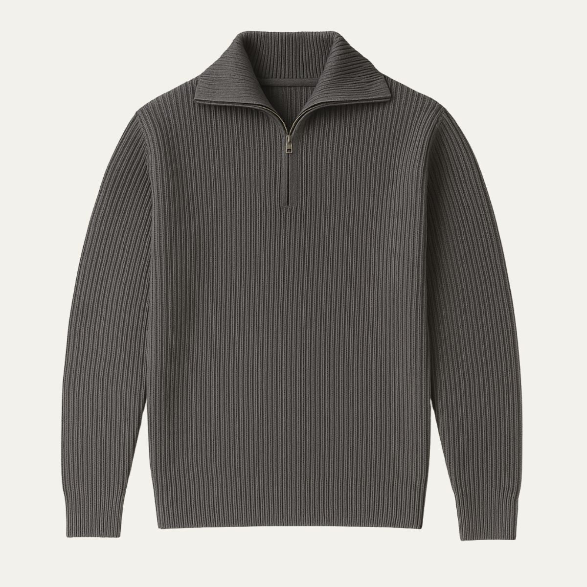 Merino Quarter Zip Sweater