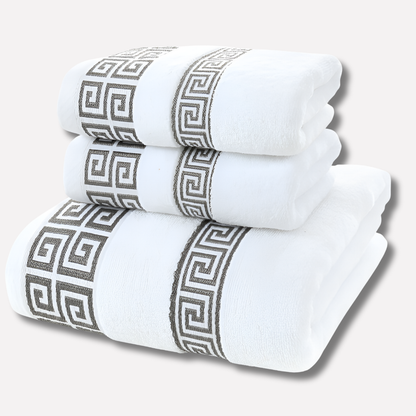 Athena Cotton Towel Set 2 Piece - VibreMode
