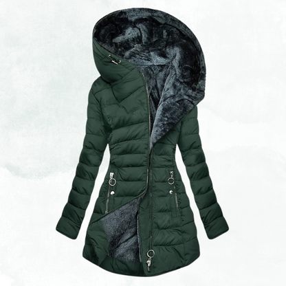 Luxurious Faux Fur Insulated Winter Coat