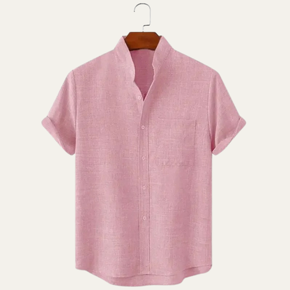 Men's Cotton Linen Beach Shirt Oversized