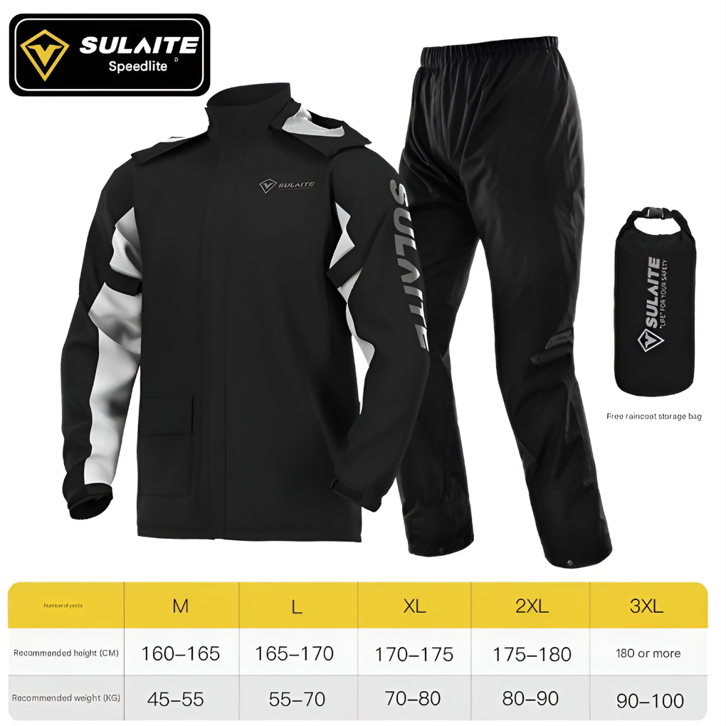Waterproof Rain Jacket And Pants Set