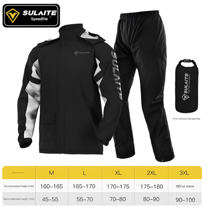 Waterproof Rain Jacket And Pants Set