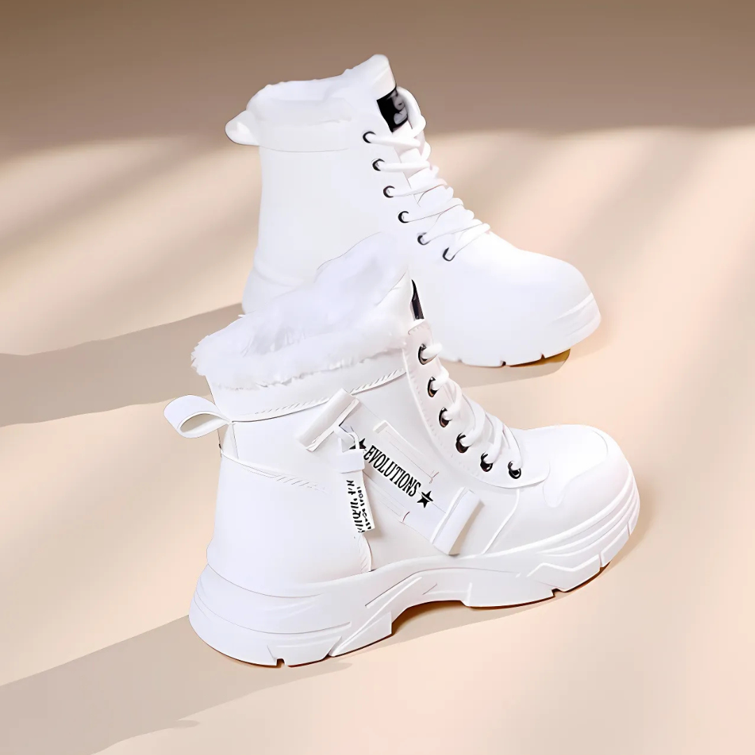 Women's Lace Up Ankle Boots Lug Sole
