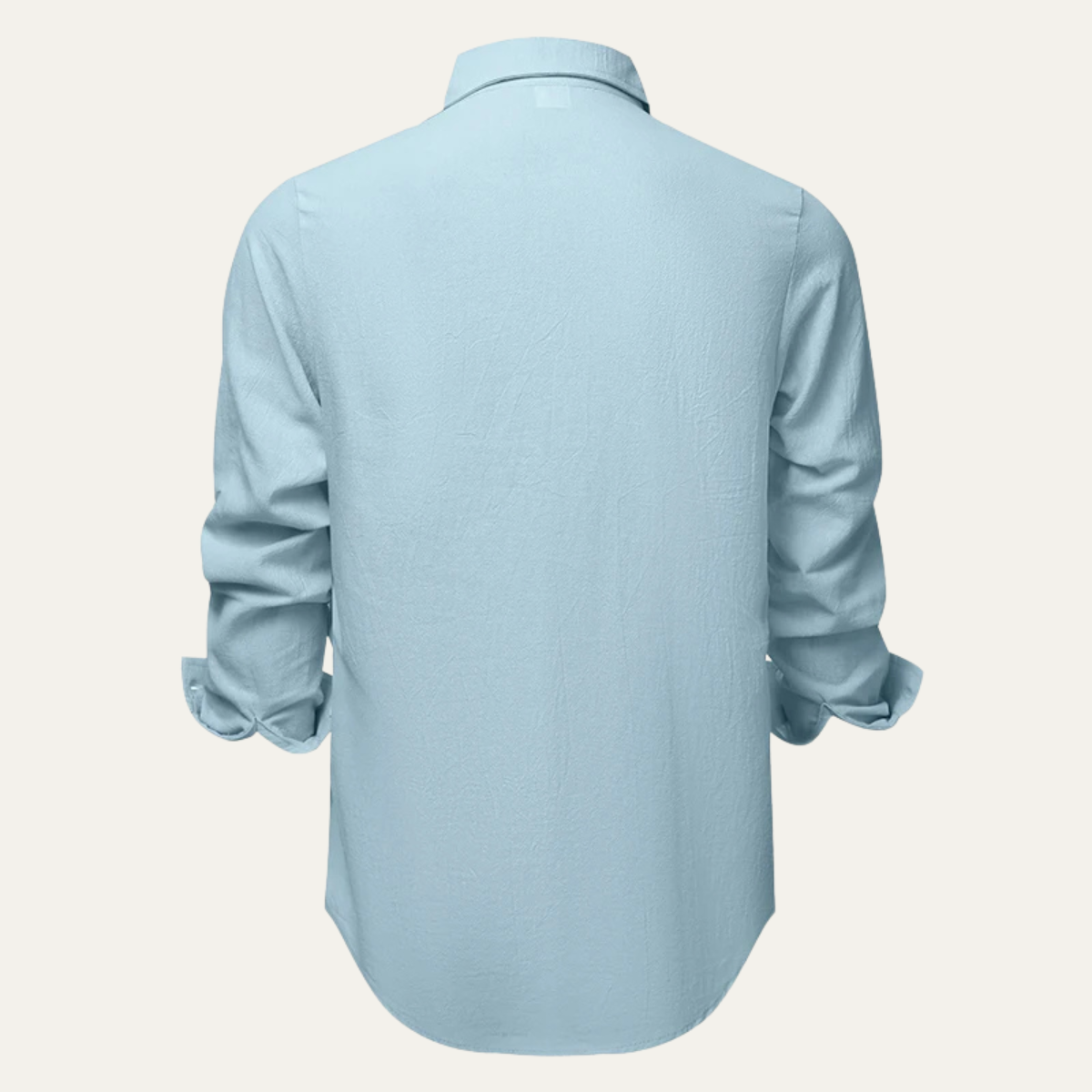 Men's Linen Cotton Button Down Shirt