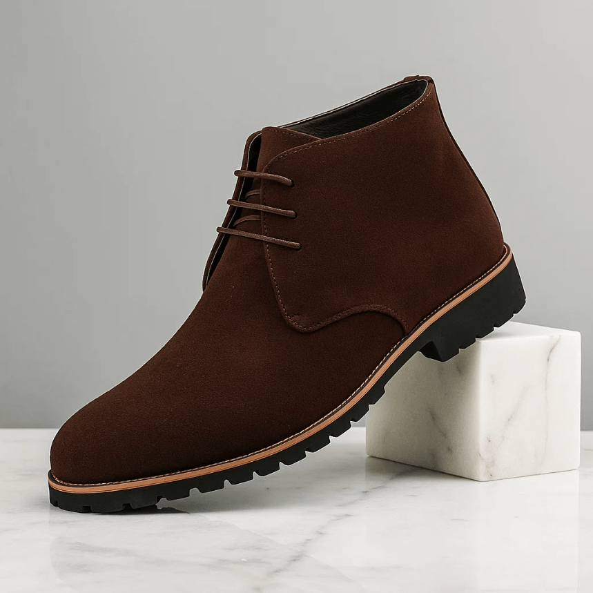 Traditional Leather Mens Ankle Boots