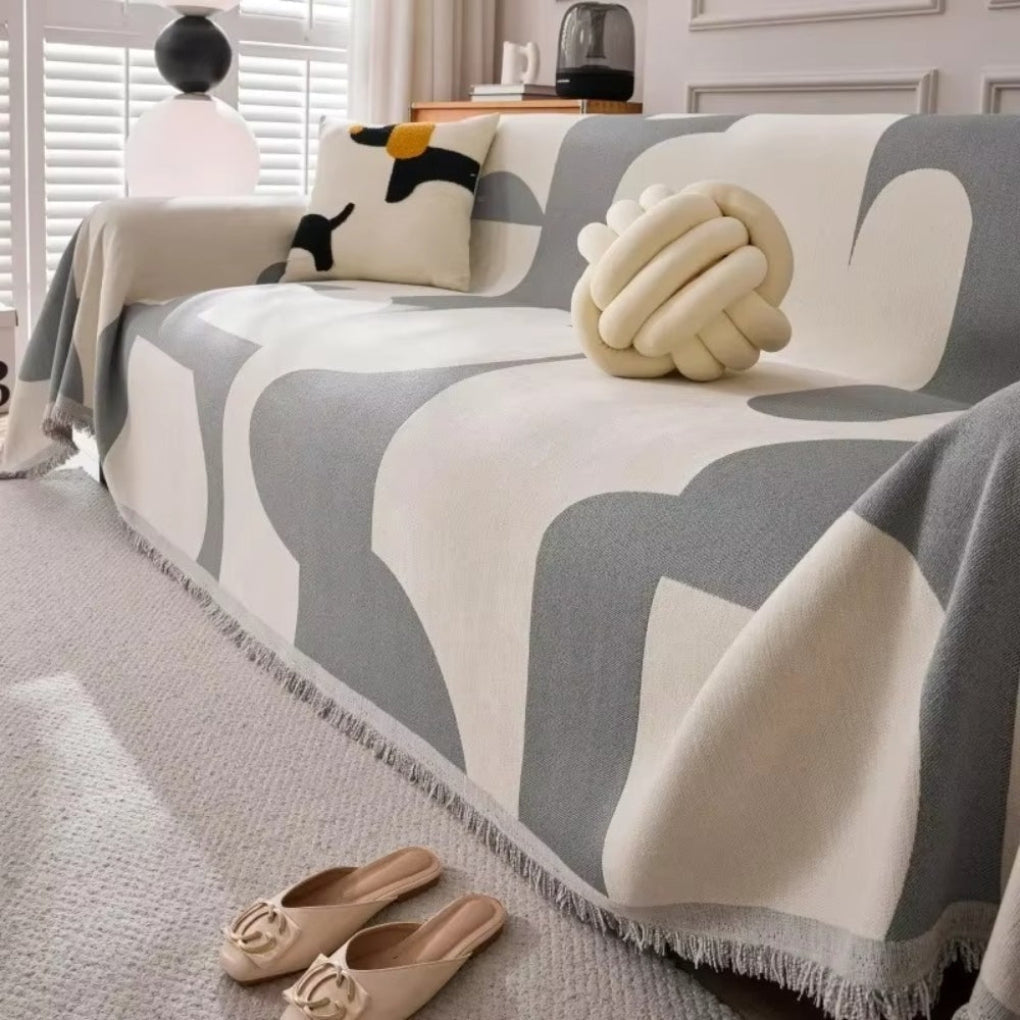 Geometric Sofa Slipcover