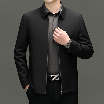 Classic Lightweight Silk Blend Jacket