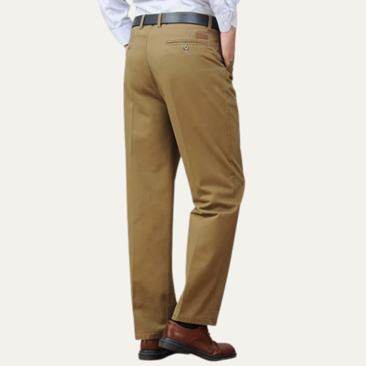 Men's Cotton Double Pleated Pants
