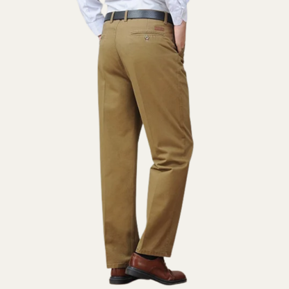 Men's Cotton Double Pleated Pants