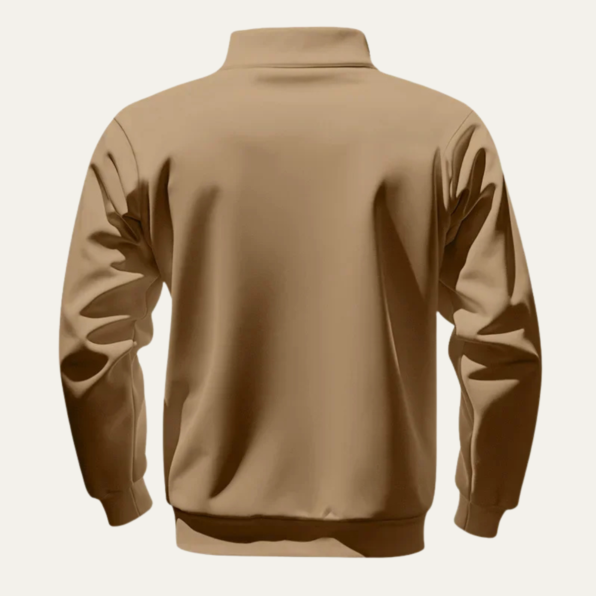 Men's Casual Half Zip Sweater With Pocket