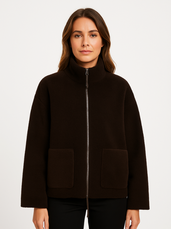 Oversized Sherpa Fleece Jacket Ultra Soft For Cold Weather