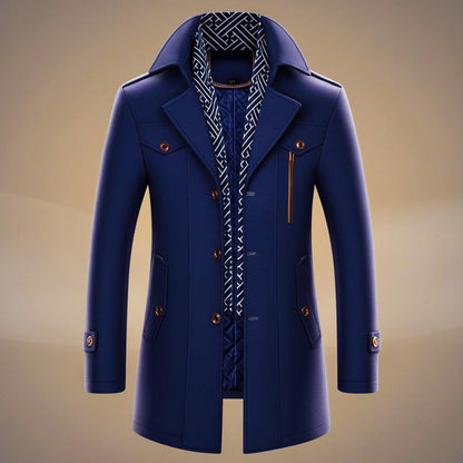 Luxurious Pure Wool Winter Coat
