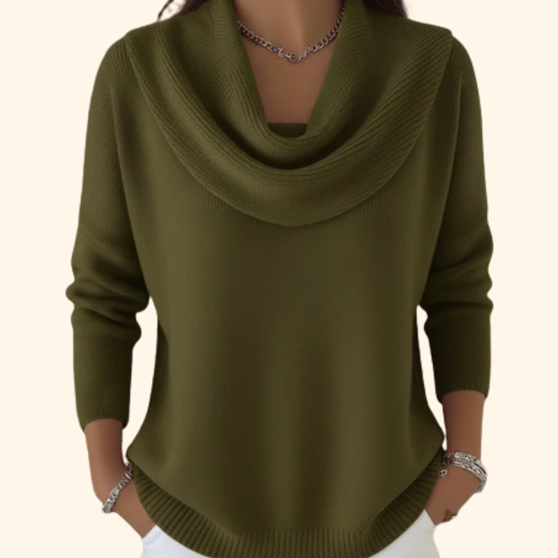 Women's Oversized Cozy Crew Neck Sweater