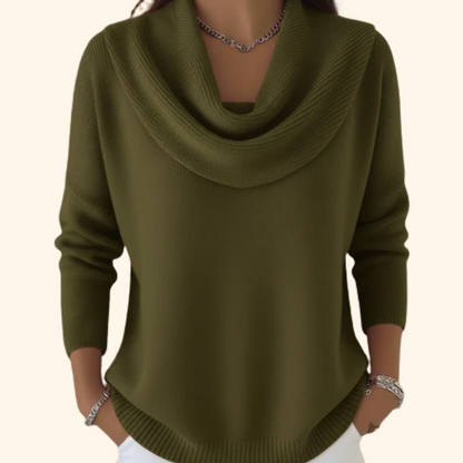Women's Oversized Cozy Crew Neck Sweater
