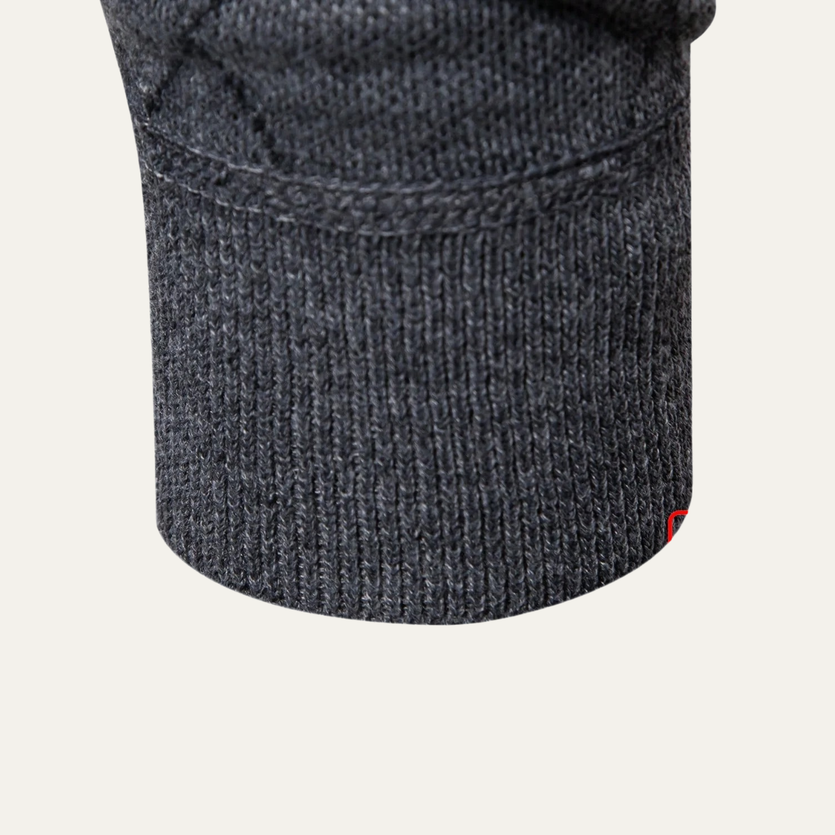 Men's Half Zip Knit Sweater Gray