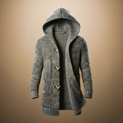 Warm Woolen Hoodie Cardigan Sweater