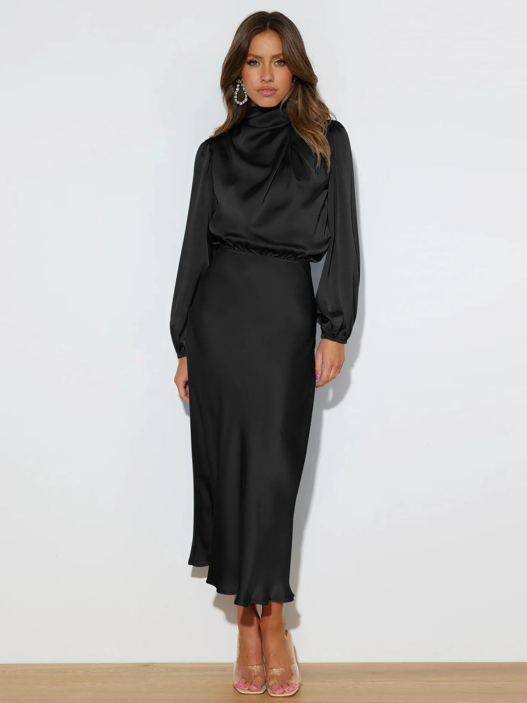 Women's Satin Evening Gown