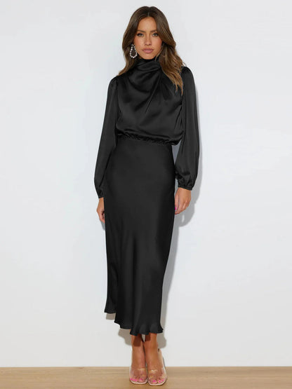 Women's Satin Evening Gown