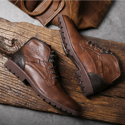 Men's Military Combat Leather Boots