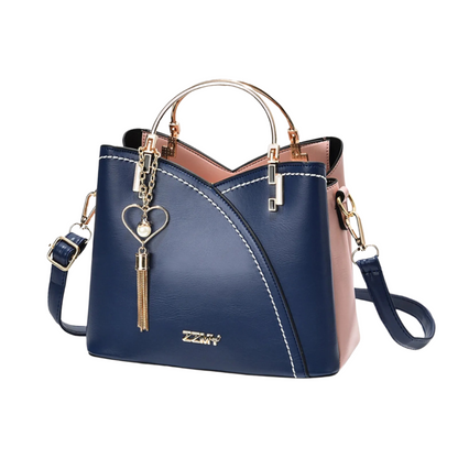 Women's Patchwork Pu Leather Handbag