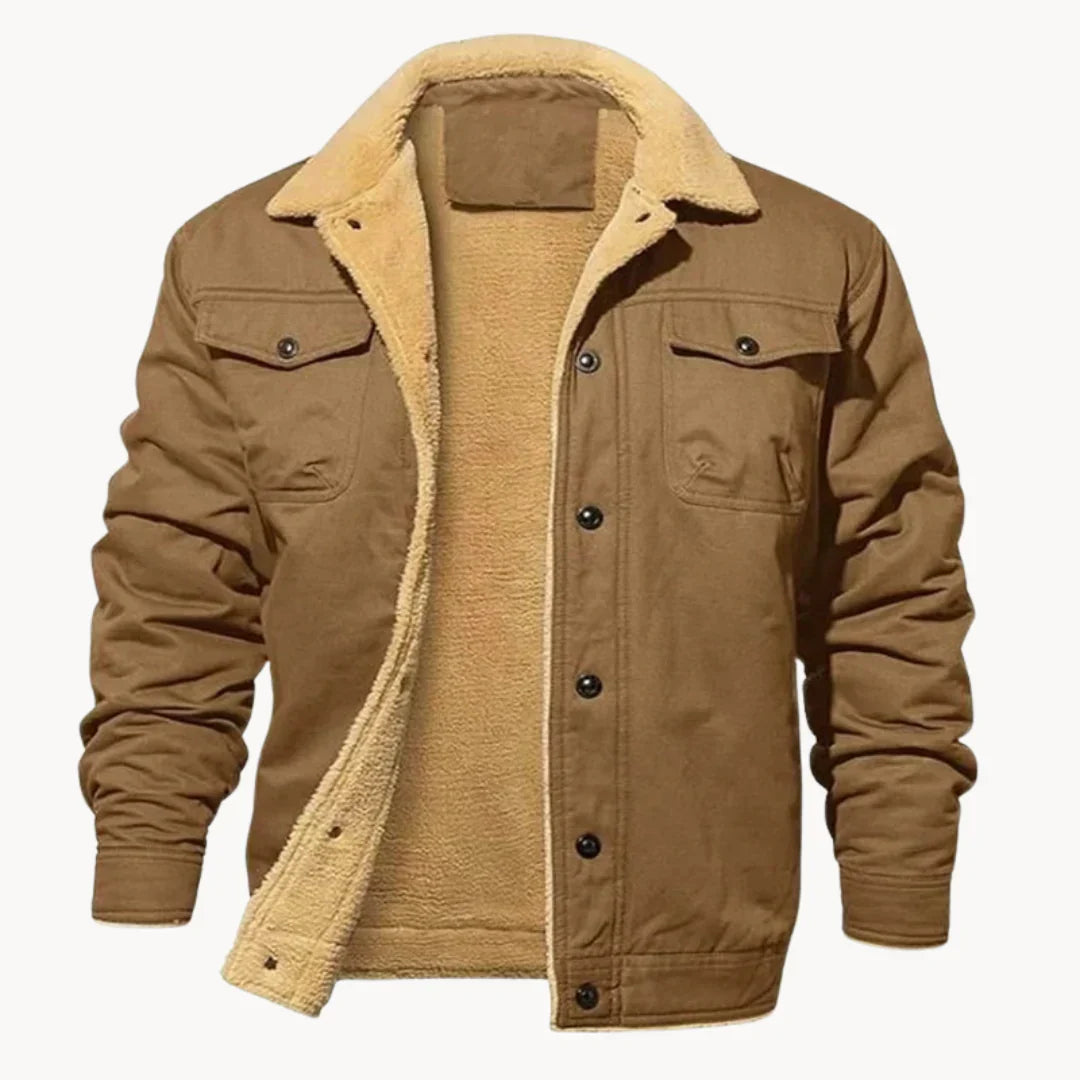 Stylish Bomber Leather Jacket