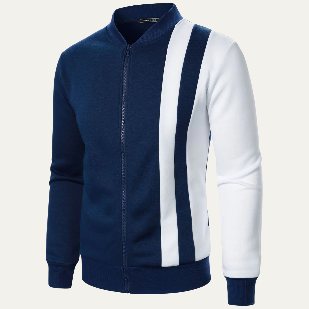 Men's Lightweight Colour Block Zip Up Jacket