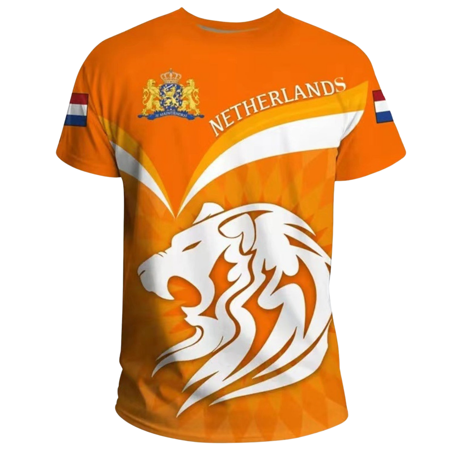 Netherlands Men's 3D T-Shirt 2024 Edition