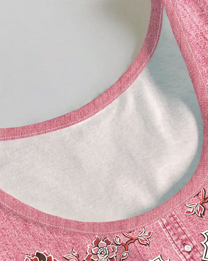 Women's Printed Dress Decorative Motif