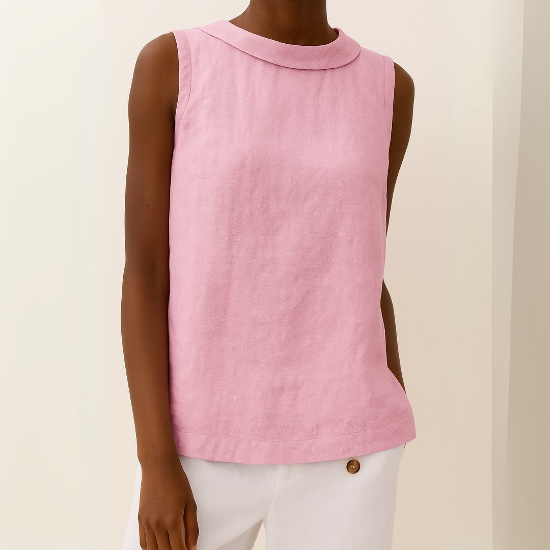 Tank Style Round Neck Women's Top