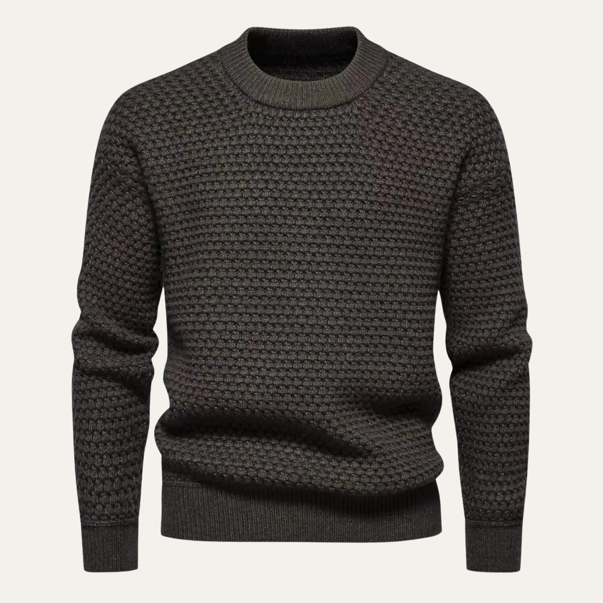 Men's Classic Crew Neck Knitted Sweater - VibreMode