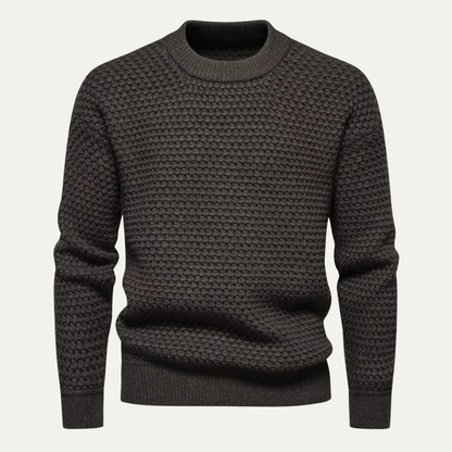 Men's Classic Crew Neck Knitted Sweater - VibreMode