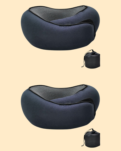 Ergonomic Memory Foam Travel Neck Pillow