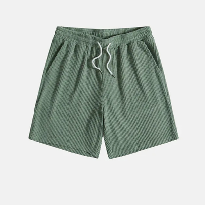 Men's Summer Casual Shirt And Shorts Set