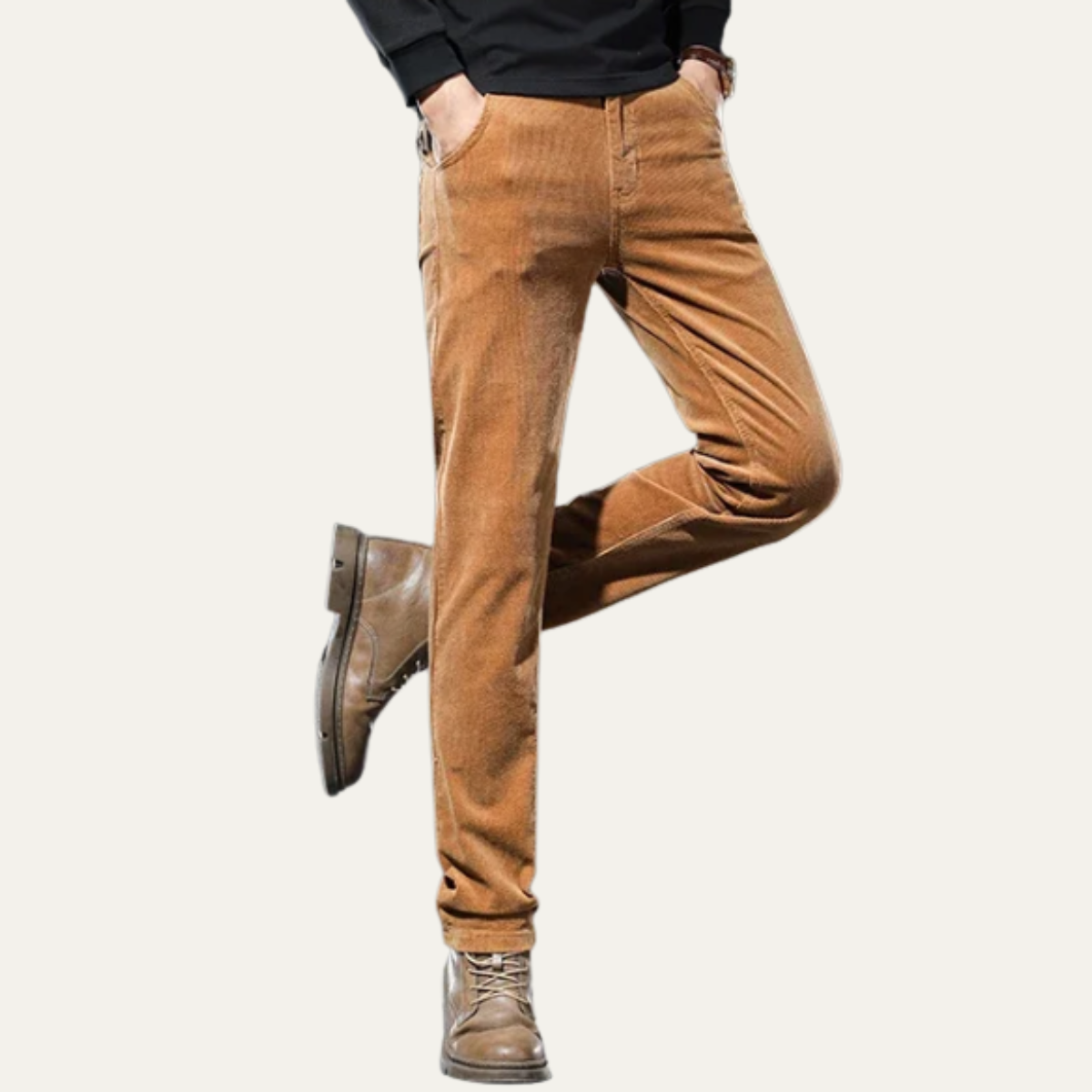 Men's Slim Fit Corduroy Casual Pants