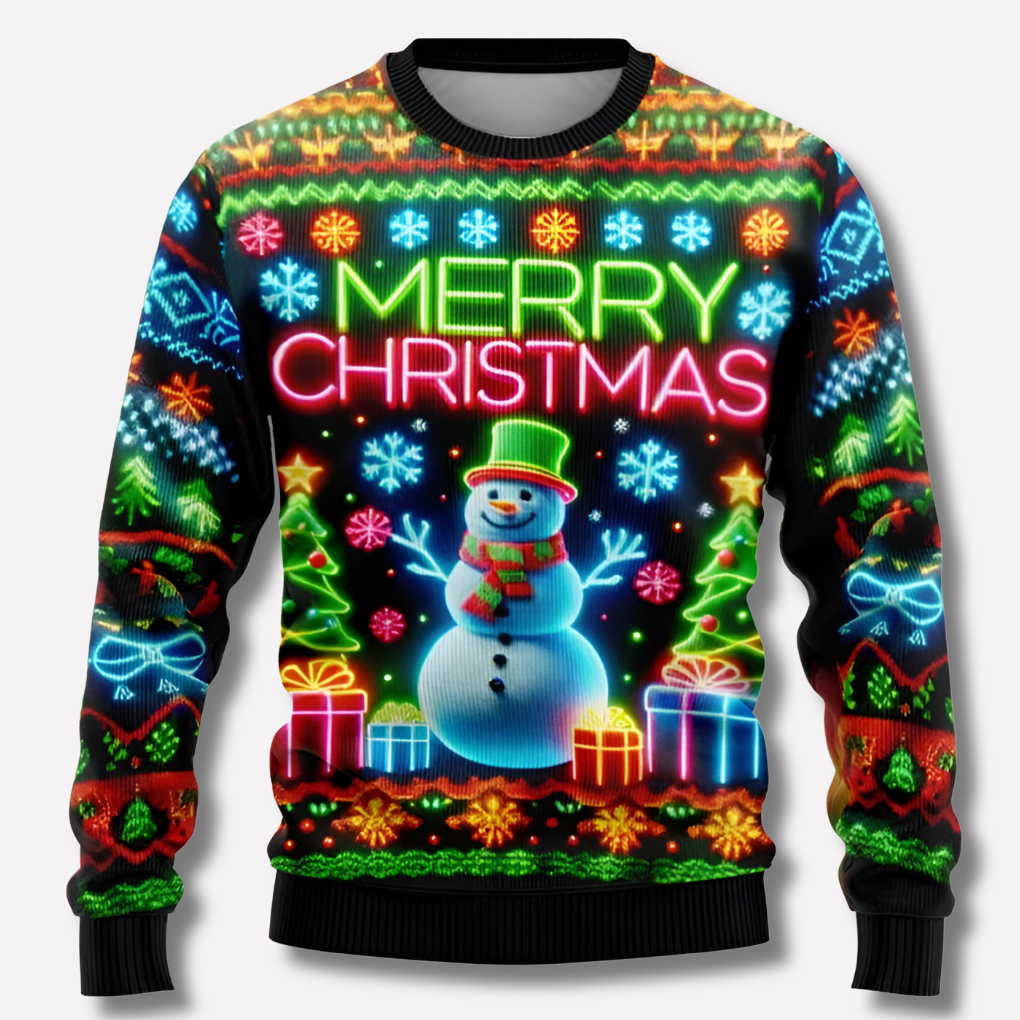 Unisex Christmas Sweater Neon
