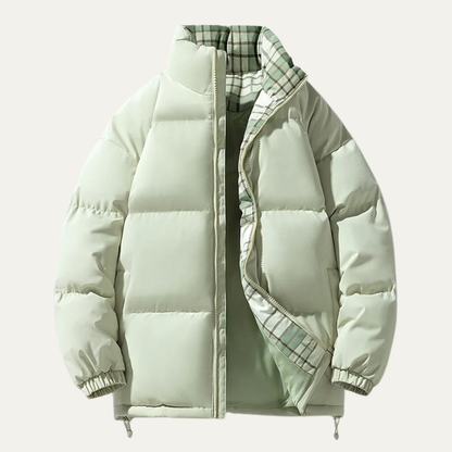 Men's Puffer Jacket Warm Stand Collar