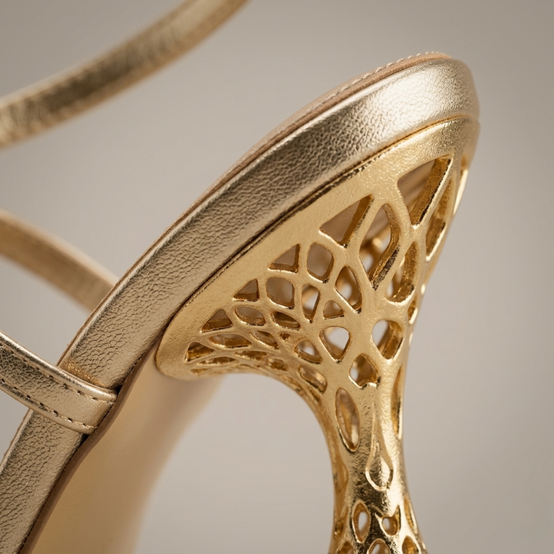 Women’s Embellished Heeled Sandals Ankle Strap Open Toe Shoes
