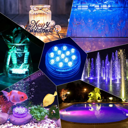 Color Changing Submersible Pool Light Led With Remote - VibreMode
