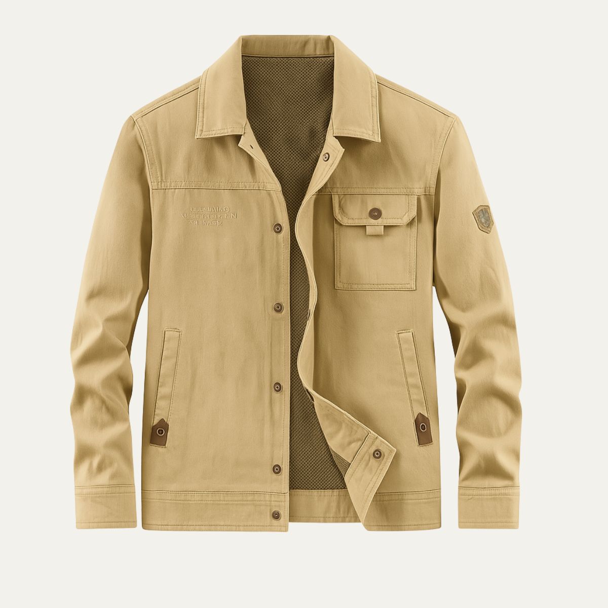 Men's Tactical Cargo Jacket Waterproof Multi-Pocket