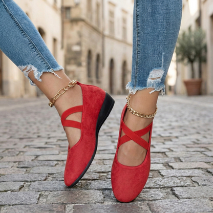 Wedge Flats Round Toe Mary Jane Women