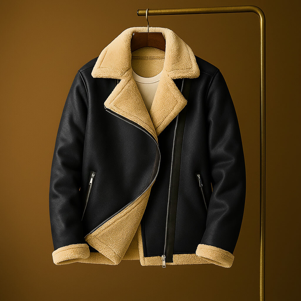 Luxury Soft Suede Leather Jacket