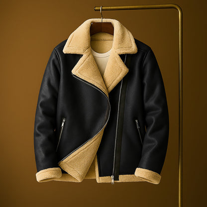 Luxury Soft Suede Leather Jacket