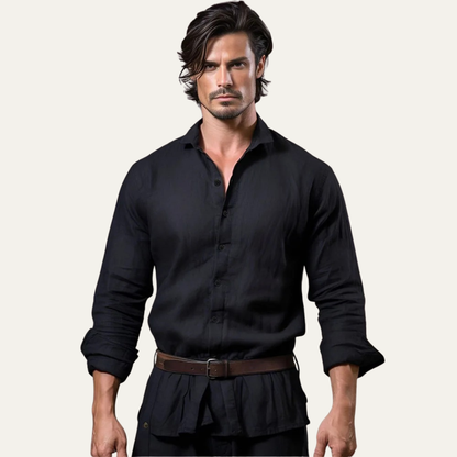 Men's Slim Fit Breathable Button Down Shirt